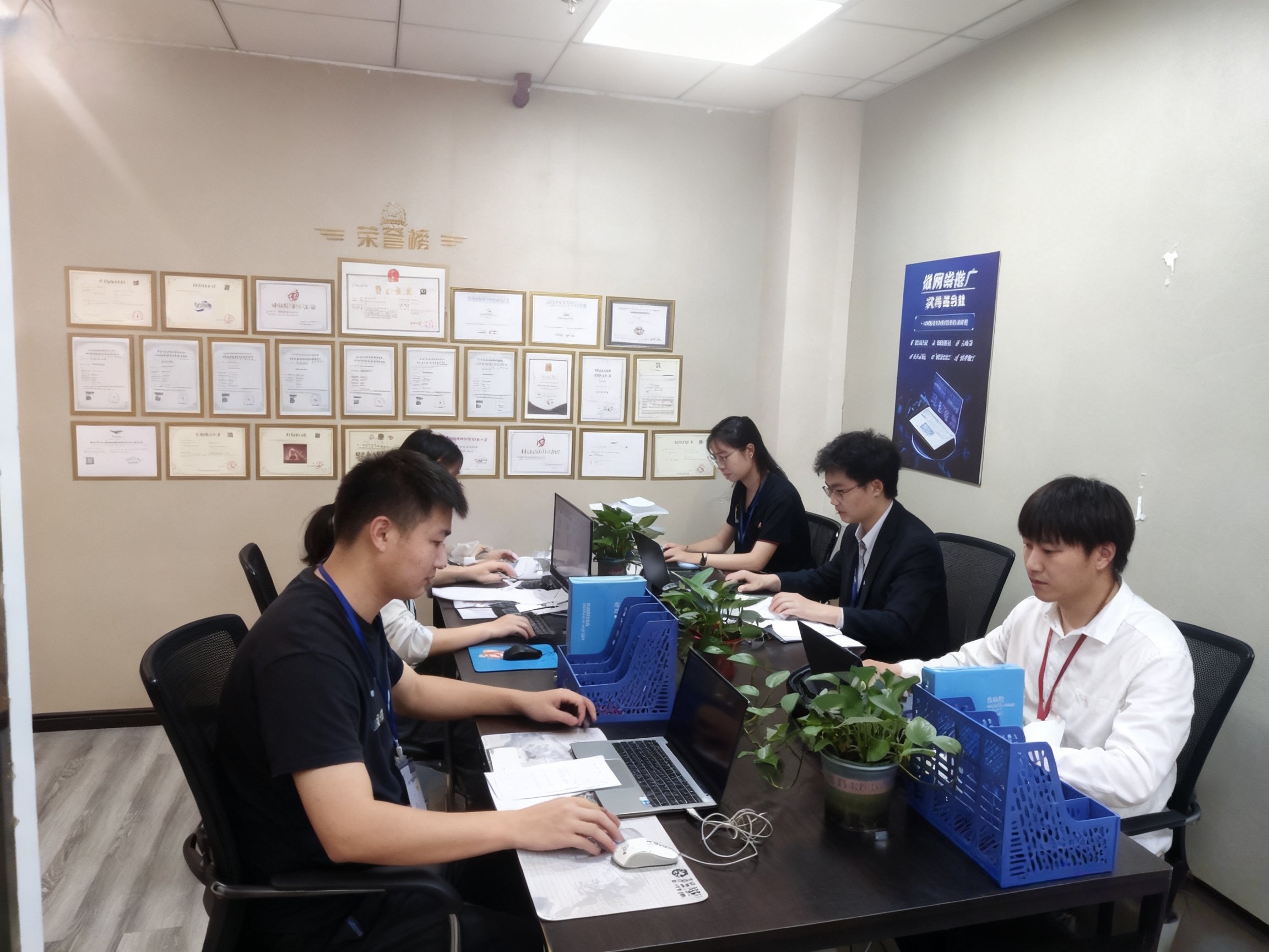 网推传媒公司实拍场景一